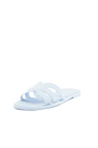 Šľapky Karl Lagerfeld Jelly Iv Matt Slide Light Blue Rubber