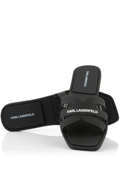 Šľapky Karl Lagerfeld Jelly Iv Matt Slide Black Rubber