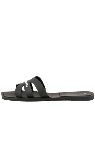 Šľapky Karl Lagerfeld Jelly Iv Matt Slide Black Rubber