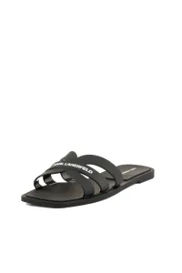 Šľapky Karl Lagerfeld Jelly Iv Matt Slide Black Rubber