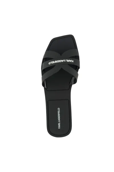 Šľapky Karl Lagerfeld Jelly Iv Matt Slide Black Rubber