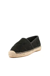 Espadrilky Karl Lagerfeld Kamini Orchid Lace Slip On Black Mesh
