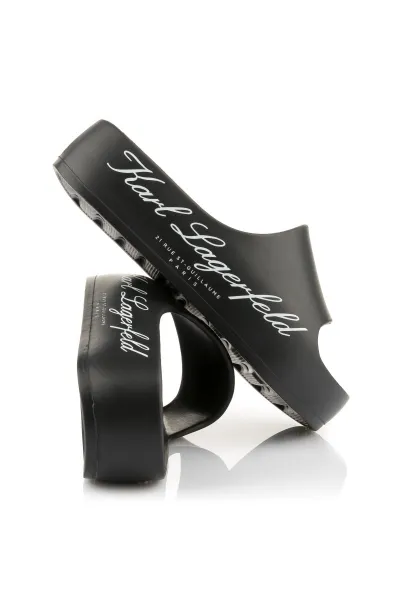 Šľapky Karl Lagerfeld Kobo Ii Hotel Logo Slide Black Eco Eva