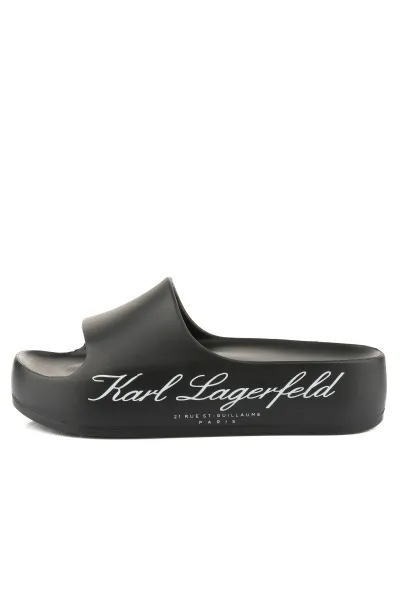 Šľapky Karl Lagerfeld Kobo Ii Hotel Logo Slide Black Eco Eva