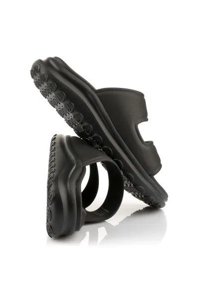 Šľapky Karl Lagerfeld Jeans Skuba 2-Strap Slide Black Rubber