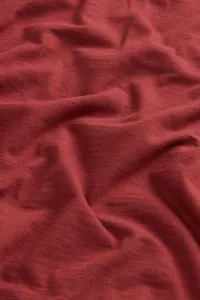 Tričko Woolrich Slub Cotton Tee Madder Brown
