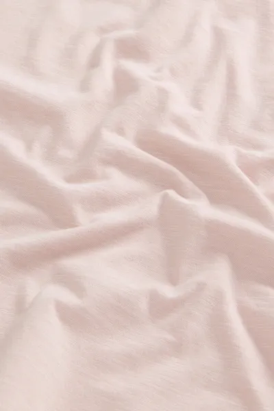 Tričko Woolrich Slub Cotton V-Neck Rose Smoke