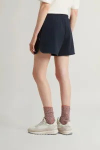 Teplákové Šortky Woolrich Classic Fleece Short Melton Blue