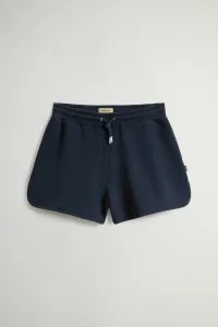 Teplákové Šortky Woolrich Classic Fleece Short Melton Blue
