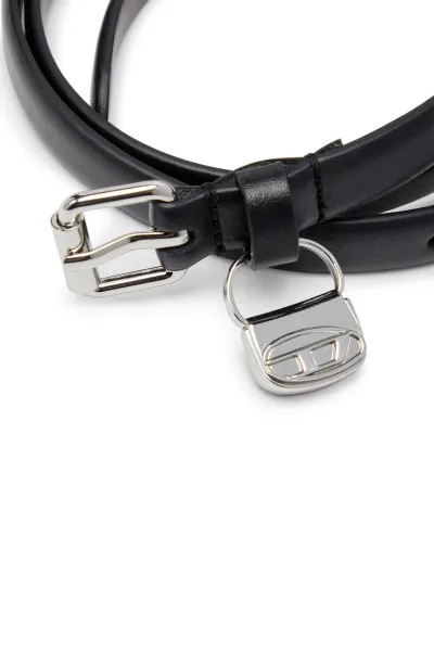Opasok Diesel Diesel Logo B-Charm Hip Belt Black