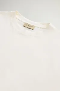 Tričko Woolrich Slub Cotton Tee Jet Stream