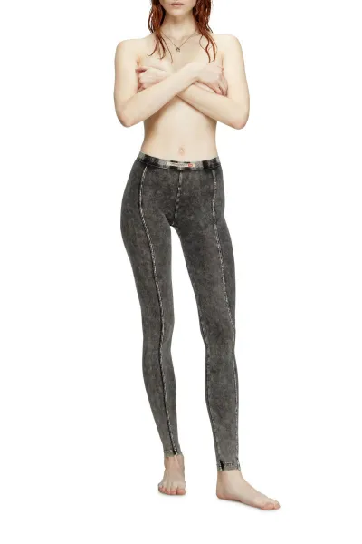 Legíny Diesel Athena-Dnm Trousers Black