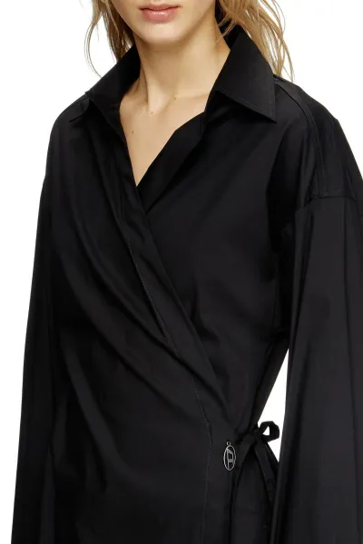 Šaty Diesel D-Elphi-Long Dress Black