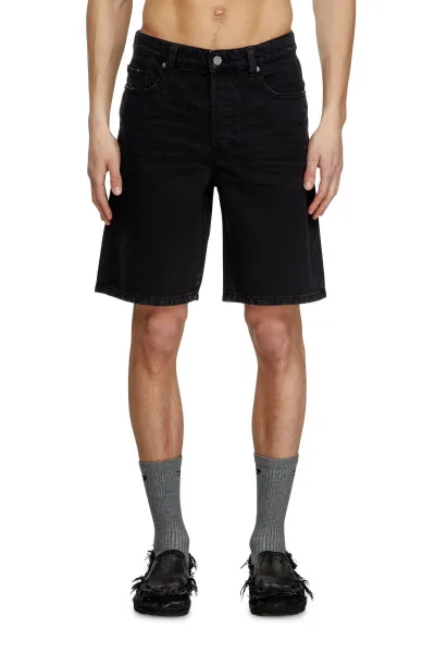 Šortky Diesel Regular-Short Shorts Black