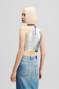 Top Karl Lagerfeld Jeans Klj Metallic Top Metallic Grey