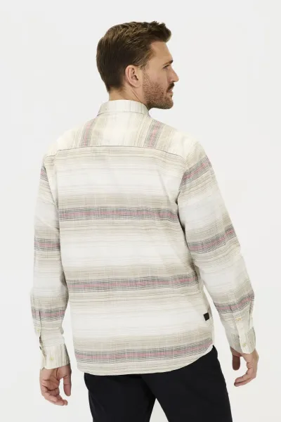 Košeľa Camel Active Longsleeve Shirt Sunfaded Red