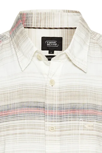 Košeľa Camel Active Longsleeve Shirt Sunfaded Red
