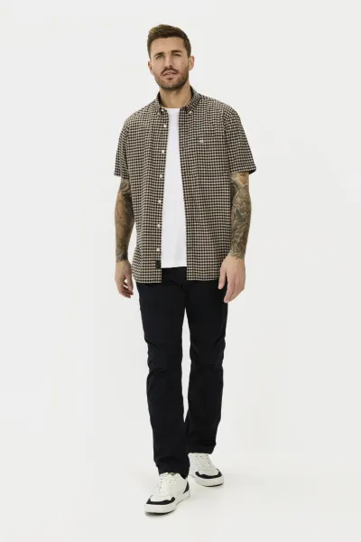 Košeľa Camel Active Shortsleeve Shirt Dark Indigo
