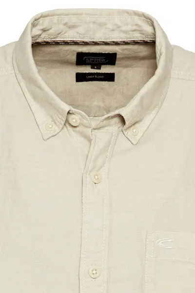 Košeľa Camel Active Shortsleeve Shirt Beige
