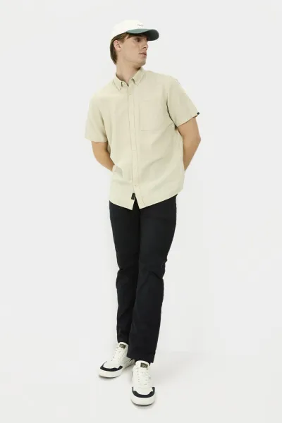 Košeľa Camel Active Shortsleeve Shirt Beige