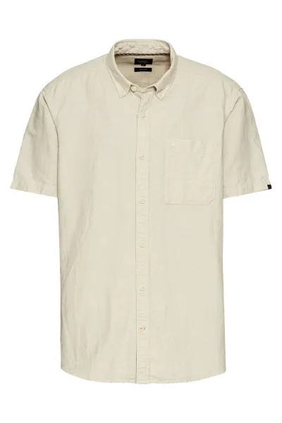 Košeľa Camel Active Shortsleeve Shirt Beige