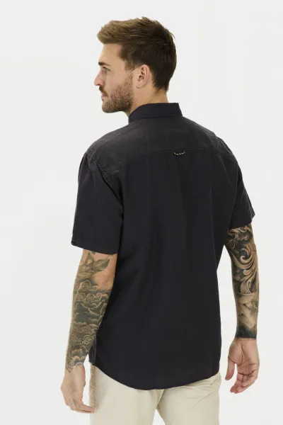 Košeľa Camel Active Shortsleeve Shirt Dark Indigo