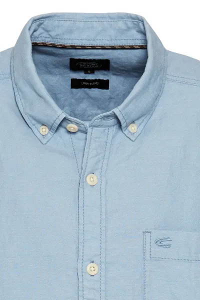 Košeľa Camel Active Shortsleeve Shirt Smoke Blue