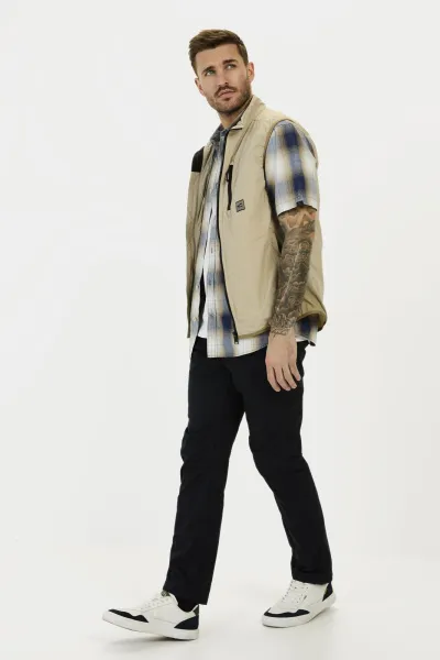 Košeľa Camel Active Shortsleeve Shirt Dark Indigo