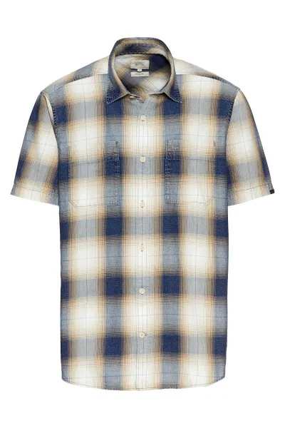 Košeľa Camel Active Shortsleeve Shirt Dark Indigo