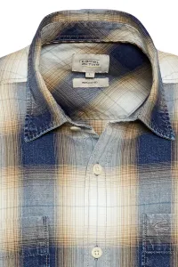 Košeľa Camel Active Shortsleeve Shirt Dark Indigo