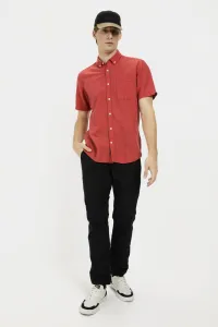 Košeľa Camel Active Shortsleeve Shirt Sunfaded Red