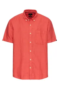 Košeľa Camel Active Shortsleeve Shirt Sunfaded Red