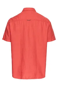 Košeľa Camel Active Shortsleeve Shirt Sunfaded Red