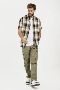 Košeľa Camel Active Shortsleeve Shirt Wood