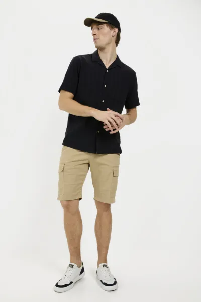 Košeľa Camel Active Shortsleeve Shirt Dark Indigo