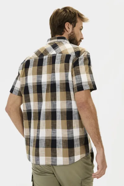 Košeľa Camel Active Shortsleeve Shirt Wood