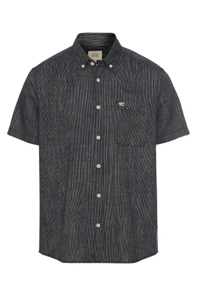 Košeľa Camel Active Shortsleeve Shirt Dark Indigo