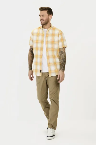 Košeľa Camel Active Shortsleeve Shirt Sunflower