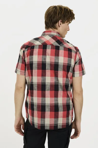 Košeľa Camel Active Shortsleeve Shirt Dark Indigo