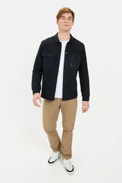 Mikina Camel Active Sweat-Overshirt Dark Indigo