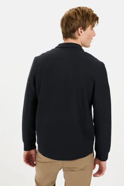 Mikina Camel Active Sweat-Overshirt Dark Indigo