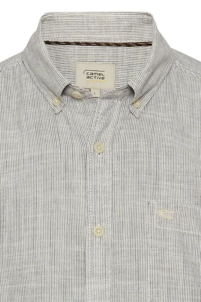 Košeľa Camel Active Shortsleeve Shirt Stone Gray