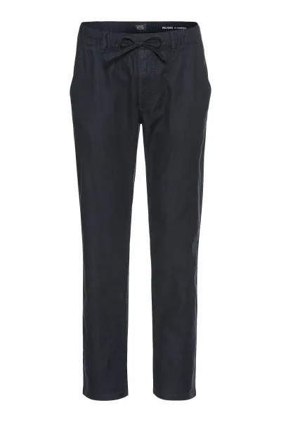 Nohavice Camel Active Leinen Chino Dark Indigo