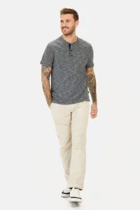 Tričko Camel Active Henley 1/2 Arm Dark Indigo