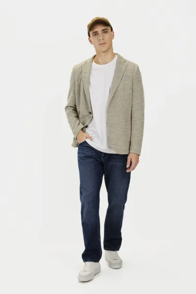 Sako Camel Active 2 - Knopf Blazer Beige