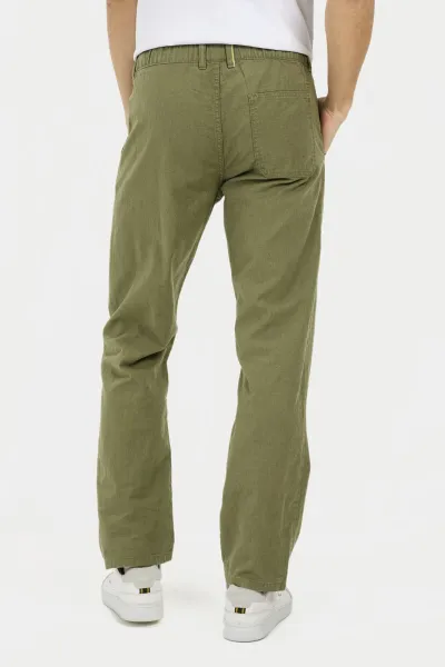 Nohavice Camel Active Leinen Chino Dusty Khaki