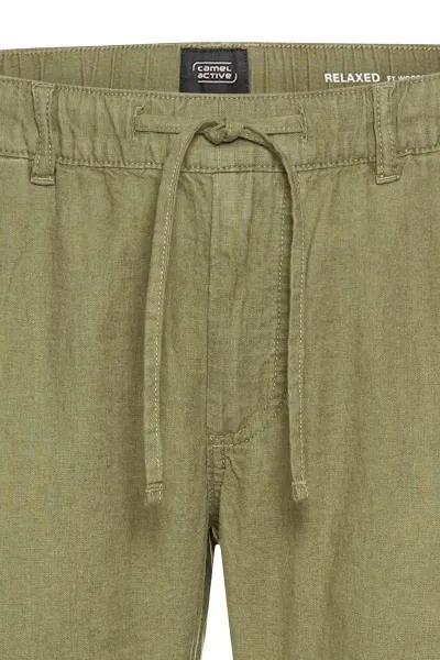 Nohavice Camel Active Leinen Chino Dusty Khaki