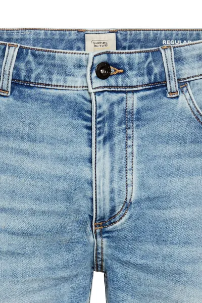 Šortky Camel Active Shorts 5-Pocket Bleach Blue