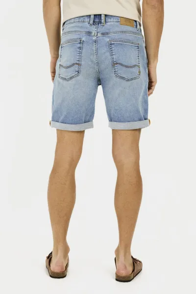Šortky Camel Active Shorts 5-Pocket Bleach Blue