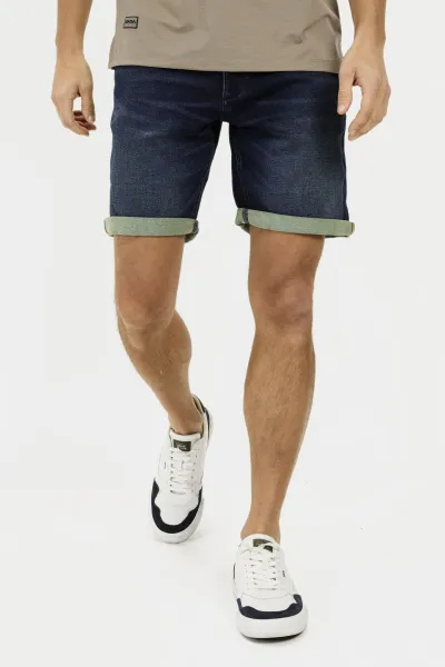 Šortky Camel Active Shorts 5-Pocket Dark Indigo